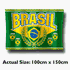 Brasilien WM Fahne - Brazil Brasil World Cup Flag - World Cup products - WM Produkte - WM Fan Artikel - World Cup fan products - Fahne - Flag  - Brasil Fussball WM Produkte - Brasil Fussball WM Produkte