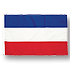 Serbia and Montenegro Soccer Flag - Serbia and Montenegro Soccer Flag - Serbia and Montenegro World Cup Products - Serbia and Montenegro Fan Flag - Paraguay National Flag