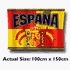 Spanien WM Fahne - Spain World Cup Flag - World Cup products - WM Produkte - WM Fan Artikel - World Cup fan products - Fahne - Flag