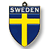 Schweden WM Schlüsselbund - Sweden World Cup keyholder - WM Produkte - WM Fan Artikel - World Cup fan products - Schlüsselband - Keyholder