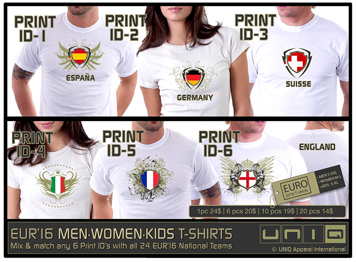 Euro Fan TShirts - Euro Shirts Euro T-shirts Euro2016 Fan T-shirts go Euro 2016 Shirts