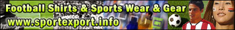 Football Shirts & Sports Wear & Gear @ www.sportexport.info 